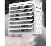 ICEMOB Ventilador Industrial 1400 RPM,Extractor Cocina,Ventilador Extractor De Aire Profesional,para Fábricas, Talleres, Cría, Invernaderos De Flores Rejillas Dextractor,Impermeable,300mm
