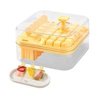IcêMold - Lidded IcêCџbe Tray Press Release | Large Capacity IceBlock Maker Reusable PET PP Tray for Whiskey Bourbon Cocktails Wine JuIcêHome Bar Use Kitchen IceStorage Box