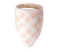 ICEMOOD Bandana ajustable de algodón para perros, bufanda estampada con bonito patrón para mascotas de 6 a 30 libras con cierre de botón a presión, fresa, talla M