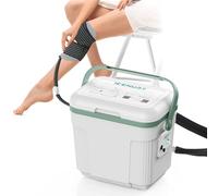 ICENURT Máquina de terapia de frío con temporizador programable, máquina de hielo para rodilla después de la cirugía, recuperación de reemplazo de rodilla, sistema de crioterapia, alivio del dolor