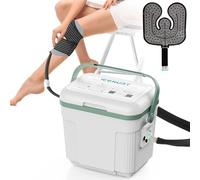 ICENURT Máquina de terapia de frío con temporizador programable, máquina de hielo para rodilla después de una cirugía, sistema de recuperación de reemplazo de rodilla, alivio del dolor por crioterap