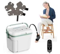 ICENURT Máquina de terapia de frío con temporizador programable, máquina de hielo portátil para tobillo después de la cirugía, sistema de recuperación de reemplazo de tobillo, alivio del dolor de