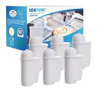 ICEPURE Filtro de agua para máquina de café, compatible con filtros de agua Siemens® EQ Series, EQ3/EQ6/EQ9, EQ500, S700, Brita® Intenza 575491, Bosch® TCZ7003, TCZ7033, 6 piezas