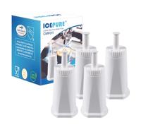 ICEPURE Filtro de Agua para Máquinas de Café, Compatible con Sage Barista Express, SES008, SES810, SES880, SES920, SES980, SES990, SES875, Oracle Touch, Bambino Plus, Certificado NSF, 4 Piezas