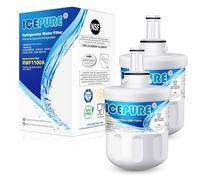 ICEPURE Filtro de agua para refrigerador,Compatible Con Samsung DA29-00003F, DA29-00003G, Aqua Pure Plus Hafin, DA29-00003B, DA29-00003A, DA97-06317A, RFC1100A, 2 piezas RWF1100A (factura disponible)