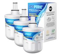 ICEPURE Filtro de agua para refrigerador,Compatible Con Samsung DA29-00003F, DA29-00003G, Aqua Pure Plus Hafin, DA29-00003B, DA29-00003A, DA97-06317A, RFC1100A, 3 piezas RWF1100A (factura disponible)
