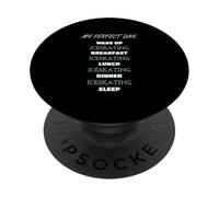 Iceskating Winter Sports Enthusiast PopSockets PopGrip Adhesivo