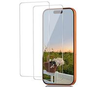 ICESPRING Protector de pantalla para Apple iPhone 17 Pro, 2 unidades de protector de pantalla de identificación de huellas dactilares para iPhone 17 Pro, cristal protector de dureza 9H para Apple