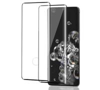 ICESPRING Protector de pantalla para Samsung Galaxy S20 Ultra 5G, 2 unidades con identificación de huellas dactilares para Samsung S20 Ultra, dureza 9H, cristal protector para Galaxy S20 Ultra
