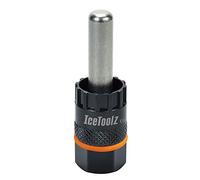 IceToolz Cassette 24009C2 - Anillo de Bloqueo con Pasador de guía de 12 mm, Color Negro