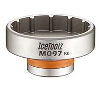 IceToolz Clé Démonte Boitier pour Llave desmonta Caja para pedalier Race Face Cinch, Rotor/Enduro, Unisex Adulto, Gris