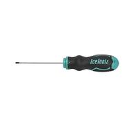 IceToolz Destornillador de hoja plana Unisex, 28s3, 3 Mm, Negro, S