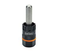 IceToolz Unisex_Adult mit 12mm Guide Pin Cassette Lock Ring Tool, Black, M