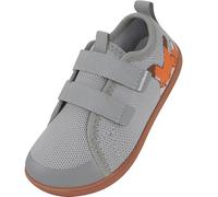 IceUnicorn Barefoot Calzado Descalzos Niños Niñas Minimalistas Amplia para Ligeros y Deporte Transpirables Zapatillas Ligeras Flexibles de Trail Shoes(Gris, 32EU)