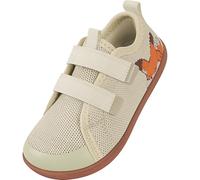 IceUnicorn Barefoot Calzado Descalzos Niños Niñas Minimalistas Amplia para Ligeros y Deporte Transpirables Zapatillas Ligeras Flexibles de Trail Shoes(Beige, 25EU)