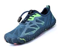 IceUnicorn Calzado Descalzos Niños Zapatillas de Agua Niño Niña Minimalistas Barefoot Zapatillas de Trail Running Antideslizante(Azul Marino,34EU)