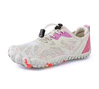 IceUnicorn Calzado Descalzos Niños Zapatillas de Agua Niño Niña Minimalistas Barefoot Zapatillas de Trail Running Antideslizante(Beige,26EU)