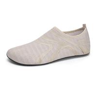 IceUnicorn Zapatos de agua para mujer, zapatos de playa para hombre, yoga, deportes acuáticos rápidos, aguamarina, 342beige, 44/45 EU