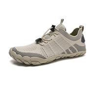 IceUnicorn Zapatos descalzos para hombre y mujer, trekking, botas de senderismo, U 3027beige, 36 EU