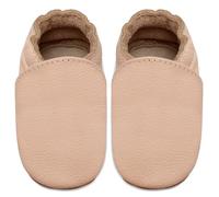 IceUnicorn Zapatos para gatear para bebé, niños, niñas, para aprender a andar, de piel suave, zapatillas de bebé, rosa claro, 12-18 meses