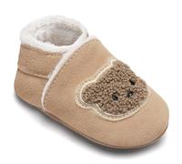 IceUnicorn Zapatos primeros pasos niña niño invierno zapatos primeros pasos niña zapatos de piel niño cálido forro zapatillas niños, Khaki Bear, 18-24 mesi
