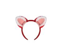 icewalker Panda Diadema para niña Mei Cosplay Turning Panda Diadema con orejas Panda rojo Accesorios para regalos, rojo, talla única