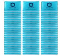 ICEWRAPS Paquetes de hielo de gel reutilizables de 7,6 x 12,7 cm, paquete de frío caliente para sobrecalentamiento, lesiones, alivio del dolor, primeros auxilios, paquete de 60