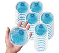 ICEWRAPS Paquetes reutilizables de gel frío y caliente para aliviar el dolor, 50 piezas con respaldo de tela para lesiones, cirugía, dolor de muelas (paquete de 50)