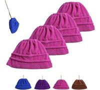 Icexeco Lazy Broom Cover Cloth,Multifunctional Bottom Plate Cleaning Tool,High-Absorbent Broom,Can Be Used Wet or Dry, Suitable for Home, Restaurant (4pcsPink)