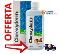 ICF Clorexyderm Champú 4% 250 Ml - Champú Desinfectante Para Perros Y Gatos