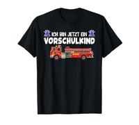Ich bin jetzt ein Vorschulkind Vorschule Feuerwehr Camiseta