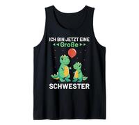 Ich Bin Jetzt Eine Große Schwester Dinosaurios Dinosaurio Camiseta sin Mangas