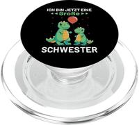Ich Bin Jetzt Eine Große Schwester Dinosaurios Dinosaurio PopSockets PopGrip para MagSafe