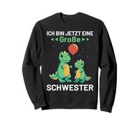 Ich Bin Jetzt Eine Große Schwester Dinosaurios Dinosaurio Sudadera