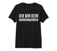 Ich Bin Kein Morgenmensch Refranes Divertidos Camiseta Premium