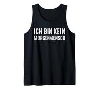 Ich Bin Kein Morgenmensch Refranes Divertidos Camiseta sin Mangas