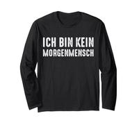Ich Bin Kein Morgenmensch Refranes Divertidos Manga Larga