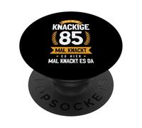 Ich Bin Knackige 85 Mal Knackt Es Hier Mal Knackt Es Da PopSockets PopGrip Adhesivo