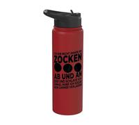 Ich Bin Nicht immer Am Zocken - Divertido Gamer Gamer Gaming Stainless Steel Insulated Water Bottle