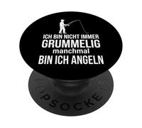 Ich Bin Nicht Immer grummelig manchmal Bin ich Angeln PopSockets PopGrip Adhesivo