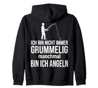 Ich Bin Nicht Immer grummelig manchmal Bin ich Angeln Sudadera con Capucha