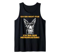 Ich Bin Nicht Stur Ich Bin Nur Meinungsstark Burro Fun Design Camiseta sin Mangas