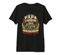 Ich Bin Papa Und Landwirt Farm Graphic Mir Angst Ein Alemán Camiseta Premium