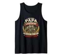 Ich Bin Papa Und Landwirt Farm Graphic Mir Angst Ein Alemán Camiseta sin Mangas