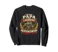 Ich Bin Papa Und Landwirt Farm Graphic Mir Angst Ein Alemán Sudadera