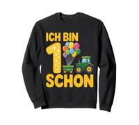 Ich Bin Schon 1 - Traje de Tractor para niños de 1º cumpleaños Sudadera