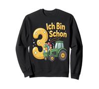 Ich Bin Schon 3 - Traje de Tractor para niños de 3º cumpleaños Sudadera