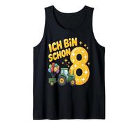 Ich Bin Schon 8 - Traje de Tractor para niños de 8º cumpleaños Camiseta sin Mangas