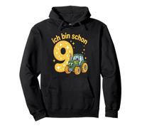 Ich Bin Schon 9 - Traje de Tractor para niños de 9º cumpleaños Sudadera con Capucha