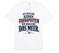 Ich Brauche Das Meer café de Gaviota del Norte de Alemania Comfort Colors Adult Heavyweight T-Shirt